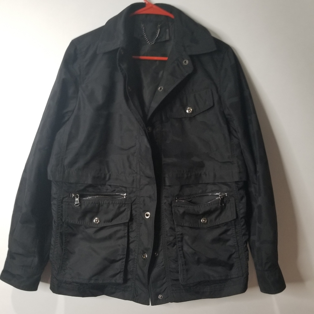MyAnorak Camo Jacquard Utility Jacket Size M